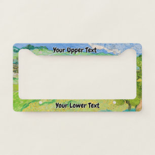 Vincent van Gogh - View of Vessenots near Auvers License Plate Frame