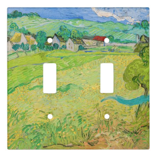 Vincent van Gogh _ View of Vessenots near Auvers Light Switch Cover