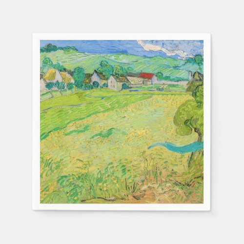 Vincent van Gogh _ View of Vessenots near Auvers Napkins