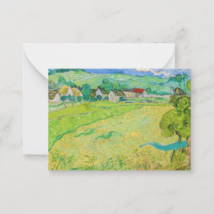 Vincent van Gogh - View of Vessenots near Auvers Note Card