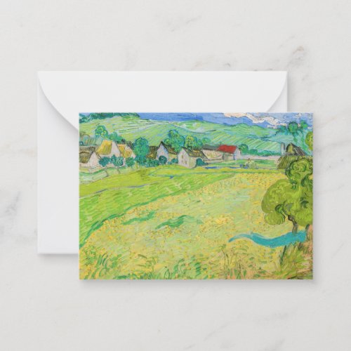 Vincent van Gogh _ View of Vessenots near Auvers Note Card