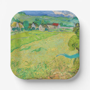 Vincent van Gogh - View of Vessenots near Auvers Paper Plates