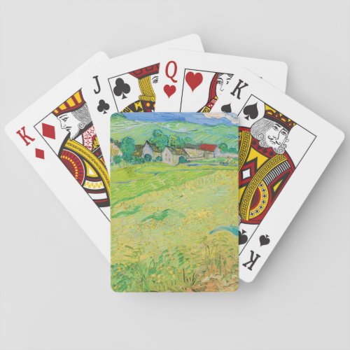 Vincent van Gogh _ View of Vessenots near Auvers Playing Cards