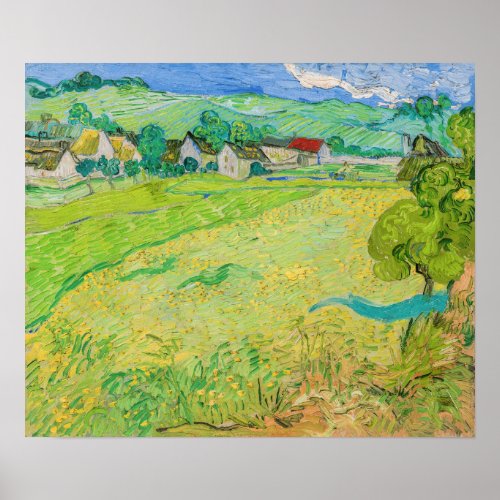 Vincent van Gogh _ View of Vessenots near Auvers Poster