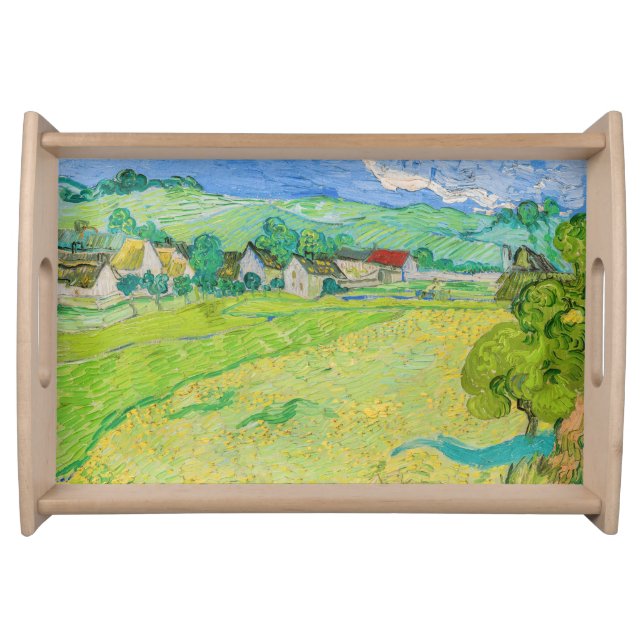 Vincent van Gogh - View of Vessenots near Auvers Serving Tray (Front)