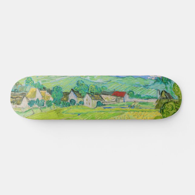 Vincent van Gogh - View of Vessenots near Auvers Skateboard (Horz)