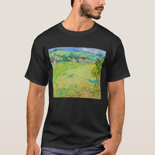 Vincent van Gogh - View of Vessenots near Auvers T-Shirt (Front)