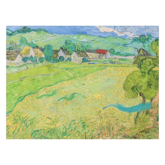 Vincent van Gogh - View of Vessenots near Auvers Tablecloth (Front (Horizontal))