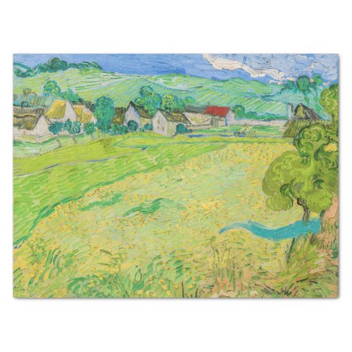 Vincent van Gogh _ View of Vessenots near Auvers Tissue Paper