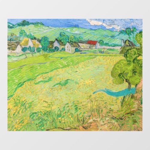 Vincent van Gogh _ View of Vessenots near Auvers Window Cling