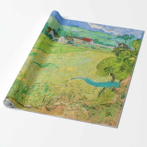 Vincent van Gogh _ View of Vessenots near Auvers Wrapping Paper