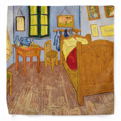 Vincent van Gogh _ Vincents Bedroom in Arles Bandana