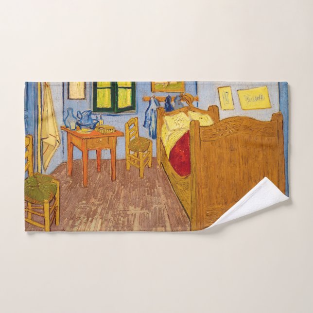 Vincent van Gogh - Vincent's Bedroom in Arles Bath Towel Set (Hand Towel)