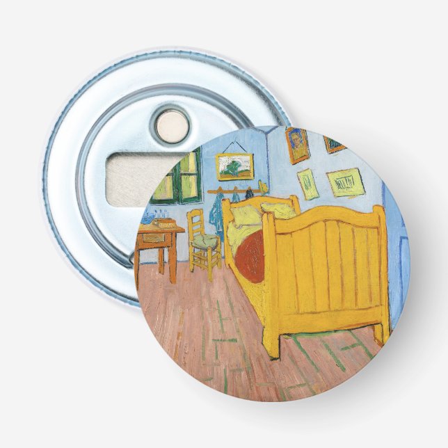 Vincent Van Gogh - Vincent's Bedroom in Arles Bottle Opener (Front)