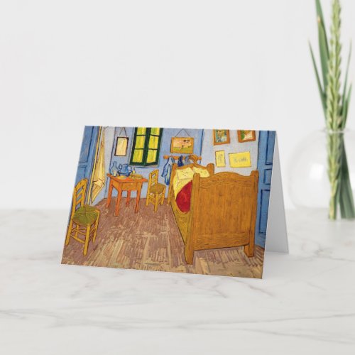 Vincent van Gogh _ Vincents Bedroom in Arles Card