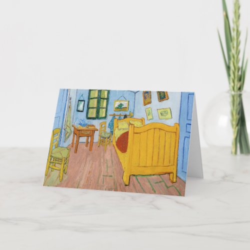 Vincent Van Gogh _ Vincents Bedroom in Arles Card