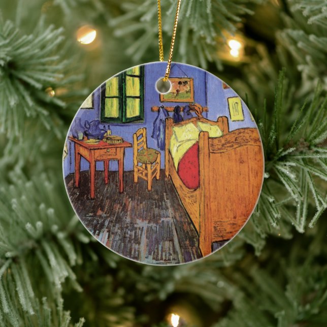 Vincent van Gogh - Vincent's Bedroom in Arles Ceramic Ornament (Tree)