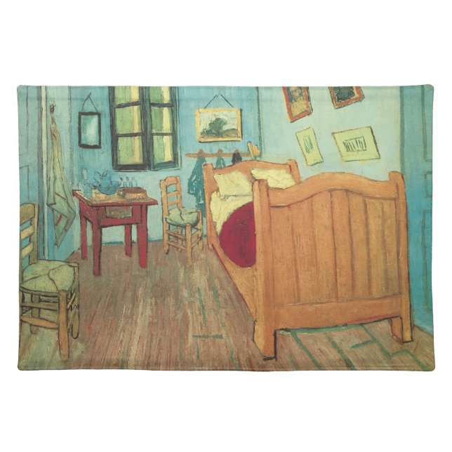Vincent van Gogh - Vincent's Bedroom in Arles Cloth Placemat (Front)
