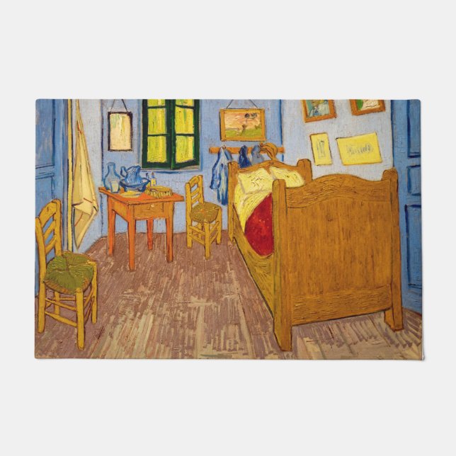 Vincent van Gogh - Vincent's Bedroom in Arles Doormat (Front)