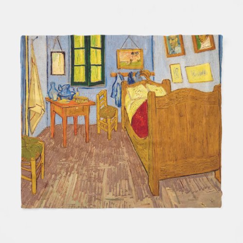 Vincent van Gogh _ Vincents Bedroom in Arles Fleece Blanket