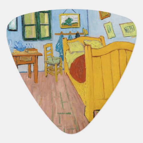 Vincent Van Gogh _ Vincents Bedroom in Arles Guitar Pick