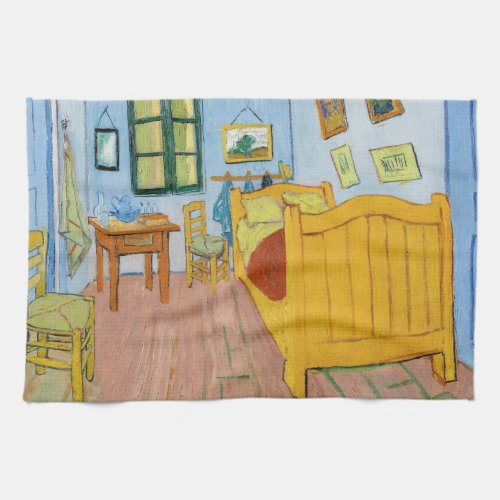Vincent Van Gogh _ Vincents Bedroom in Arles Kitchen Towel
