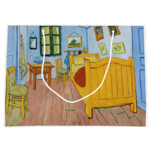 Vincent Van Gogh _ Vincents Bedroom in Arles Large Gift Bag