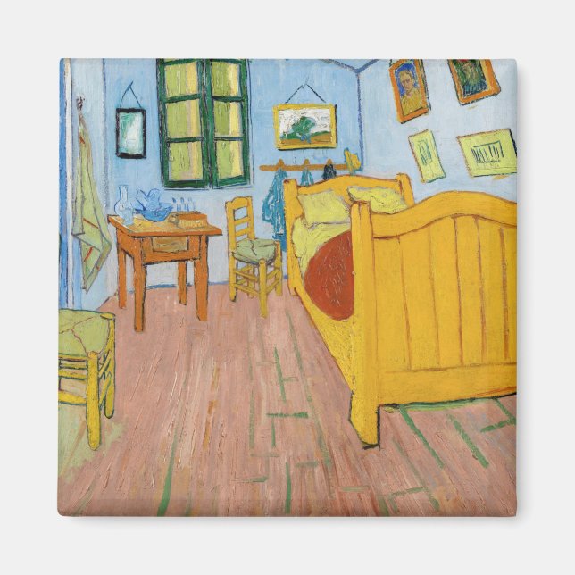 Vincent Van Gogh - Vincent's Bedroom in Arles Magnet (Front)
