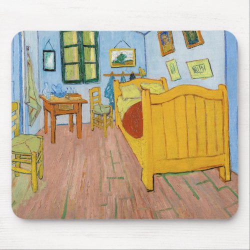Vincent Van Gogh _ Vincents Bedroom in Arles Mouse Pad