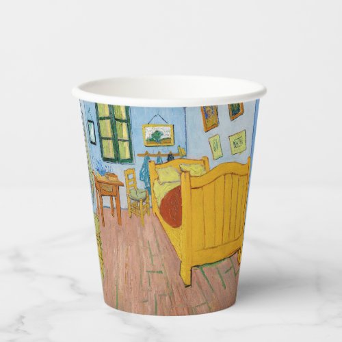 Vincent Van Gogh _ Vincents Bedroom in Arles Paper Cups