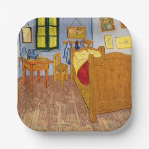 Vincent van Gogh - Vincent's Bedroom in Arles Paper Plates