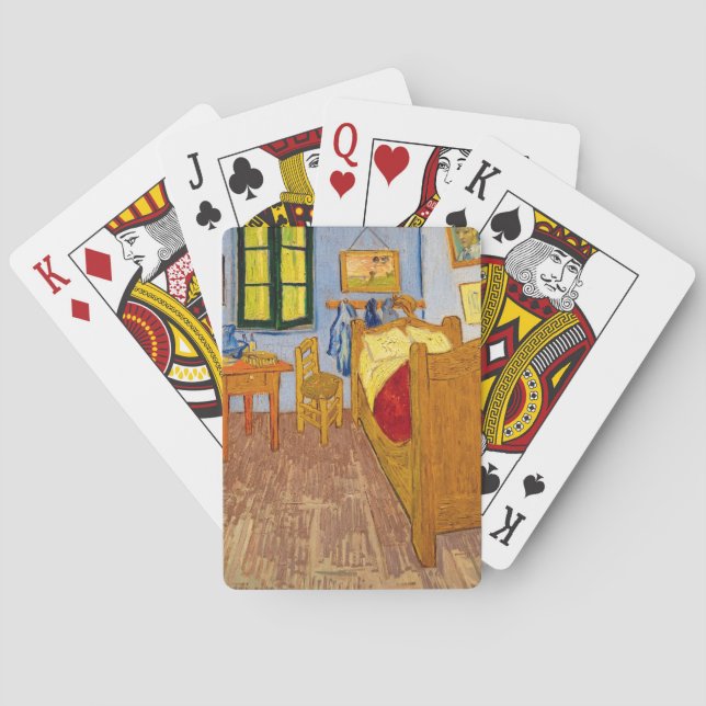 Vincent van Gogh - Vincent's Bedroom in Arles Poker Cards (Back)