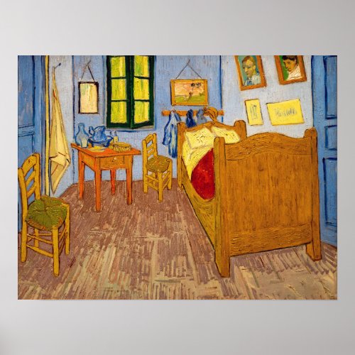 Vincent van Gogh _ Vincents Bedroom in Arles Poster