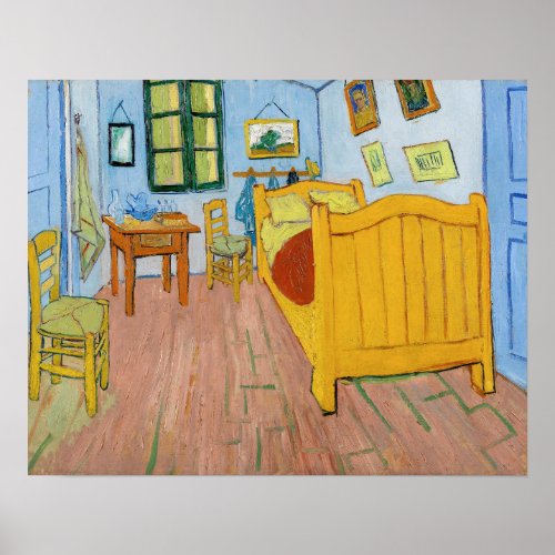 Vincent Van Gogh _ Vincents Bedroom in Arles Poster
