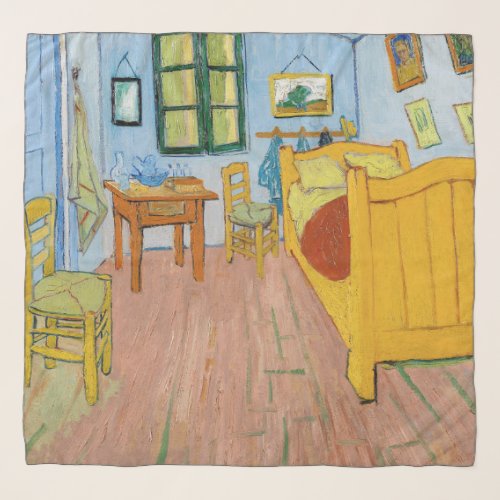Vincent Van Gogh _ Vincents Bedroom in Arles Scarf