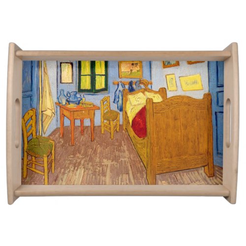 Vincent van Gogh _ Vincents Bedroom in Arles Serving Tray