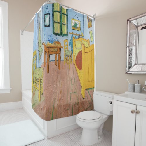 Vincent Van Gogh _ Vincents Bedroom in Arles Shower Curtain