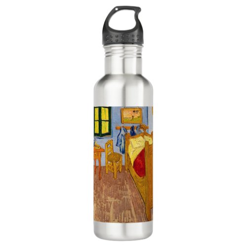 Vincent van Gogh _ Vincents Bedroom in Arles Stainless Steel Water Bottle
