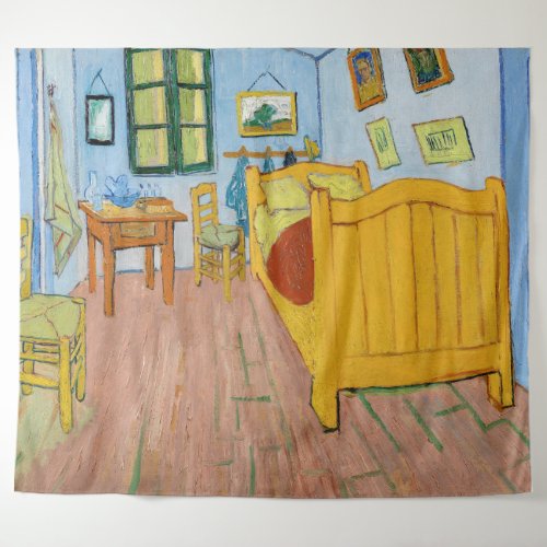 Vincent Van Gogh _ Vincents Bedroom in Arles Tapestry