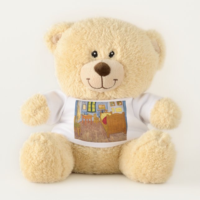 Vincent van Gogh - Vincent's Bedroom in Arles Teddy Bear (Front)