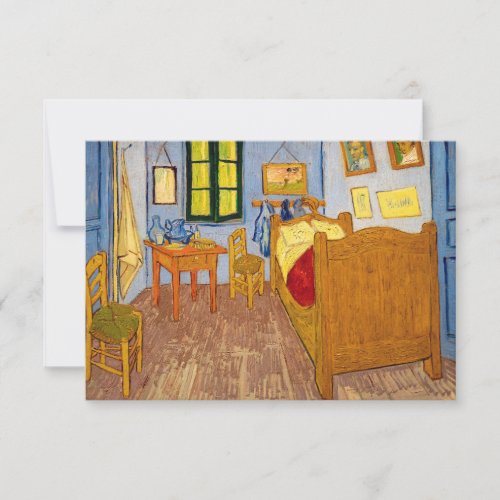 Vincent van Gogh _ Vincents Bedroom in Arles Thank You Card