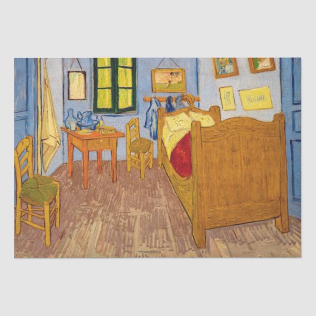 Vincent van Gogh - Vincent's Bedroom in Arles Tissue Paper (Front)