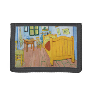 Vincent Van Gogh - Vincent's Bedroom in Arles Tri-fold Wallet
