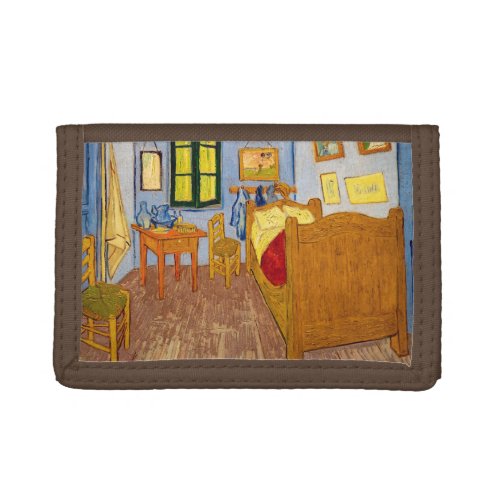 Vincent van Gogh _ Vincents Bedroom in Arles Trifold Wallet