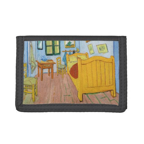 Vincent Van Gogh _ Vincents Bedroom in Arles Trifold Wallet
