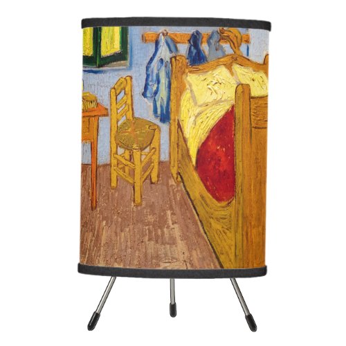 Vincent van Gogh _ Vincents Bedroom in Arles Tripod Lamp