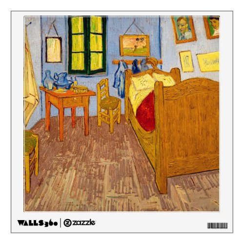 Vincent van Gogh _ Vincents Bedroom in Arles Wall Decal