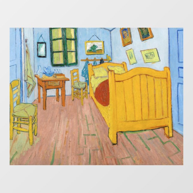 Vincent Van Gogh - Vincent's Bedroom in Arles Window Cling (Sheet)