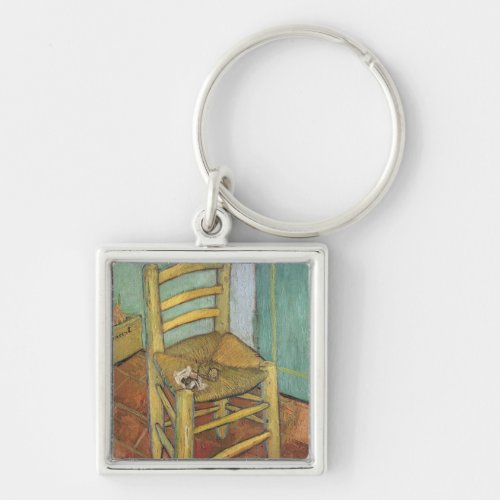 Vincent van Gogh  Vincents Chair 1888 Keychain