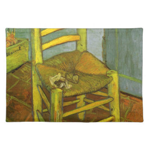 Vincent van Gogh - Vincent's Chair with His Pipe Cloth Placemat